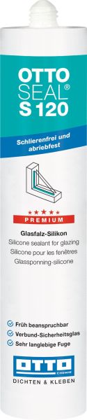 Ottoseal S120 Das Premium-Glasfalz-Silikon 310 ml Kartusche